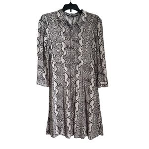 Zara Small Size Animal Print Summer Dress